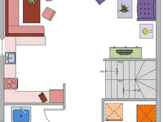 Doppelhaushaelfte Huus Twee Vakantiehuis